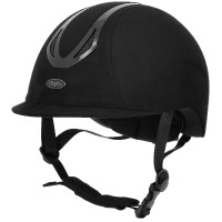 Choplin Aero Velvet helm Zwart / glanzend