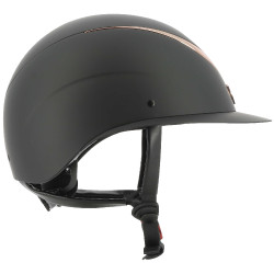 Equithème Wings-helm Roségoud / zwart Roze Equithème Wings-helm Roségoud / zwart Roze