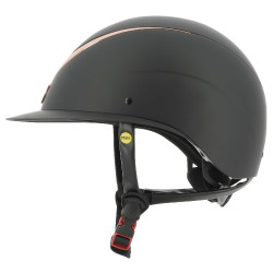 Equithème Wings-helm Roségoud / zwart Roze Equithème Wings-helm Roségoud / zwart Roze