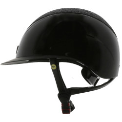 Equithème Wings-helm Glanzend zwart lamé Equithème Wings-helm Glanzend zwart lamé