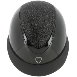 Equithème Wings-helm Glanzend zwart lamé Equithème Wings-helm Glanzend zwart lamé