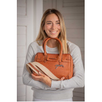 Handtas Pénélope Maëlys PM Cognac Bruin