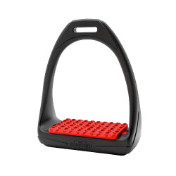 Beugels Compositi Soft Reflex Zwart / rood