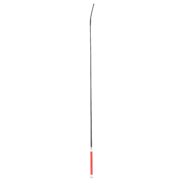 Dressuurzweep Whip & Go metalen dop Rood / zilver