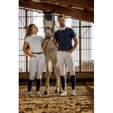 Polo Equithème Wellington Marineblauw Polo Equithème Wellington Marineblauw