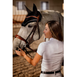 Polo Equithème Funza Korte mouwen Wit