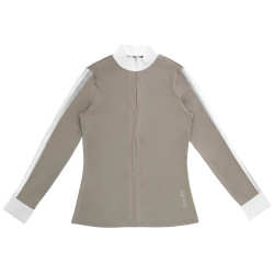 Polo Equithème Estoril Taupe Bruin