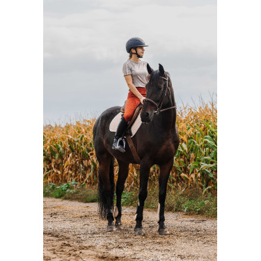 T-shirt Equithème Marion Taupe Bruin T-shirt Equithème Marion Taupe Bruin