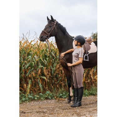 T-shirt Equithème Marion Taupe Bruin T-shirt Equithème Marion Taupe Bruin