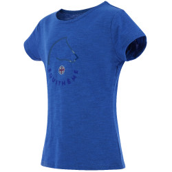 T-shirt Equithème Claire Kind Blauw Monaco