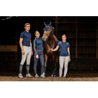 T-shirt Equithème Originals Mélodie Marine Marineblauw T-shirt Equithème Originals Mélodie Marine Marineblauw