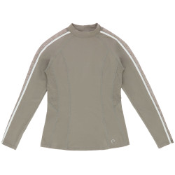 T-shirt Equithème Originals Mélodie Taupe Bruin