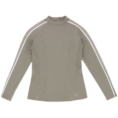 T-shirt Equithème Originals Mélodie Taupe Bruin