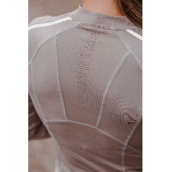 T-shirt Equithème Originals Mélodie Taupe Bruin