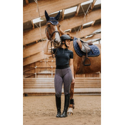 Polo Ik hou van je Equithème Alice Zwart Polo Ik hou van je Equithème Alice Zwart