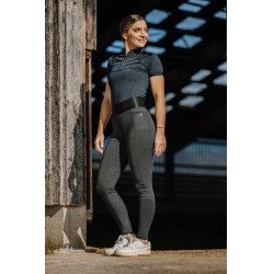 Polo Ik hou van je Equithème Alice Zwart Polo Ik hou van je Equithème Alice Zwart