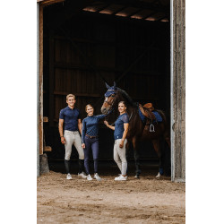 Polo Equithème Lucas Marine Marineblauw