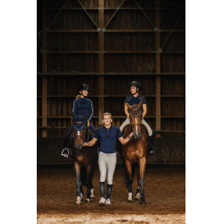 Polo Equithème Lucas Marine Marineblauw