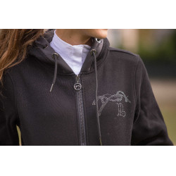 Sweat Fluore Pénélope Zwart Sweat Fluore Pénélope Zwart