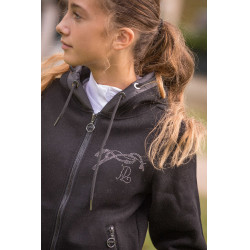 Sweat Fluore Pénélope Zwart Sweat Fluore Pénélope Zwart