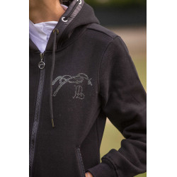Sweat Fluore Pénélope Zwart Sweat Fluore Pénélope Zwart