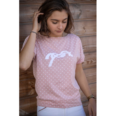 T-shirt Pénélope Poppy Naakt Roze