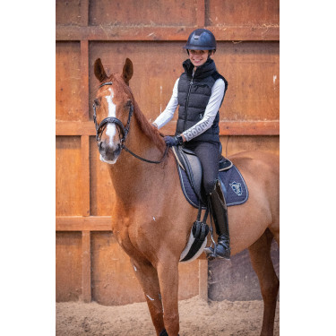 Mouwloze bodywarmer Pénélope Sonia Zwart