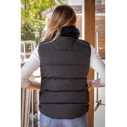 Mouwloze bodywarmer Pénélope Sonia Zwart