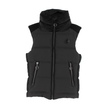 Mouwloze bodywarmer Pénélope Sonia Zwart