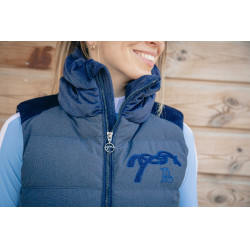 Mouwloze bodywarmer Pénélope Sonia Marineblauw Mouwloze bodywarmer Pénélope Sonia Marineblauw