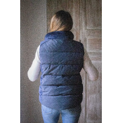 Mouwloze bodywarmer Pénélope Sonia Marineblauw Mouwloze bodywarmer Pénélope Sonia Marineblauw