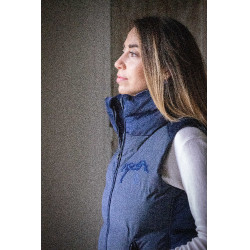 Mouwloze bodywarmer Pénélope Sonia Marineblauw Mouwloze bodywarmer Pénélope Sonia Marineblauw