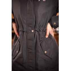 Parka Pénélope Mega Lyon Zwart