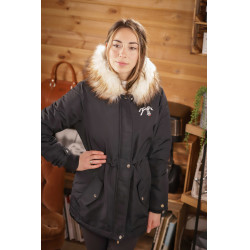 Parka Pénélope Mega Lyon Zwart