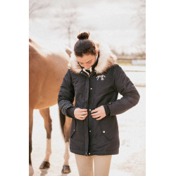 Parka Pénélope Mega Lyon Zwart