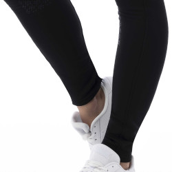 Softshellbroek Equithème Dolomyt met siliconen zitvlak Zwart