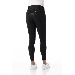 Softshell broek Equitheme Zermatt met siliconen zitvlak Zwart