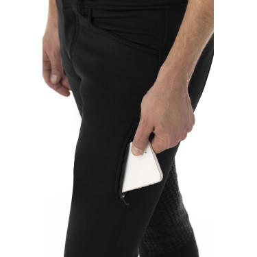 Softshell broek Equitheme Zermatt met siliconen zitvlak Softshell broek Equitheme Zermatt met siliconen zitvlak