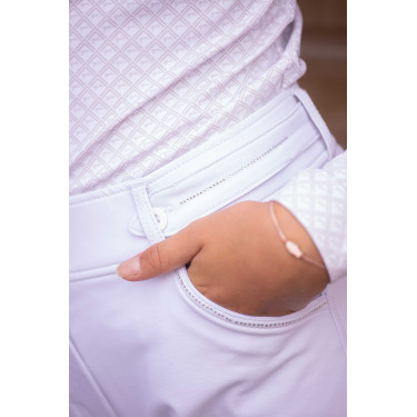 Rijbroek Elegantie Pénélope Wit