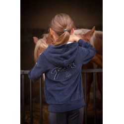 Sweat Eden door Pénélope Capu Towel Marineblauw Sweat Eden door Pénélope Capu Towel Marineblauw