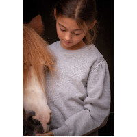 Sweater Pénélope Cassou Gemêleerd grijs Sweater Pénélope Cassou Gemêleerd grijs