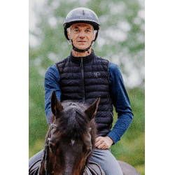 Verwarmd vest Equithème Charlie Zwart