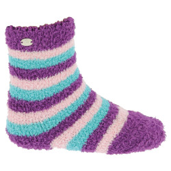 Equithème Chenille Sokken Roze / violet / hemelblauw Equithème Chenille Sokken Roze / violet / hemelblauw