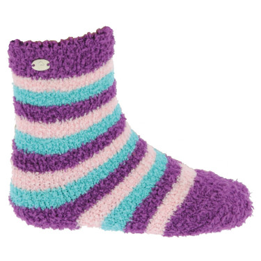 Equithème Chenille Sokken Roze / violet / hemelblauw Equithème Chenille Sokken Roze / violet / hemelblauw