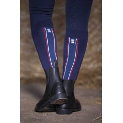 Equithème Classic sokken blauw-wit-rood Equithème Classic sokken blauw-wit-rood