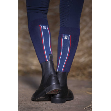 Equithème Classic sokken blauw-wit-rood Equithème Classic sokken blauw-wit-rood