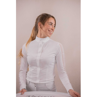 Wedstrijdpolo Pénélope Las Honey lange mouwen