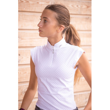Wedstrijdpolo Pénélope Seville Wit