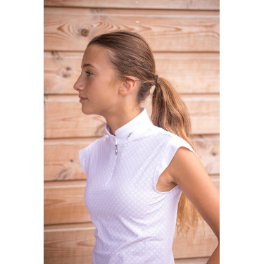 Wedstrijdpolo Pénélope Seville Wit