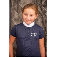 Wedstrijdpolo Eden by PL Madrid Marineblauw